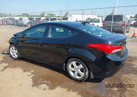 2013 Hyundai Elantra Gls из США, поврежденный, VIN KMHDH4AE2DU927216